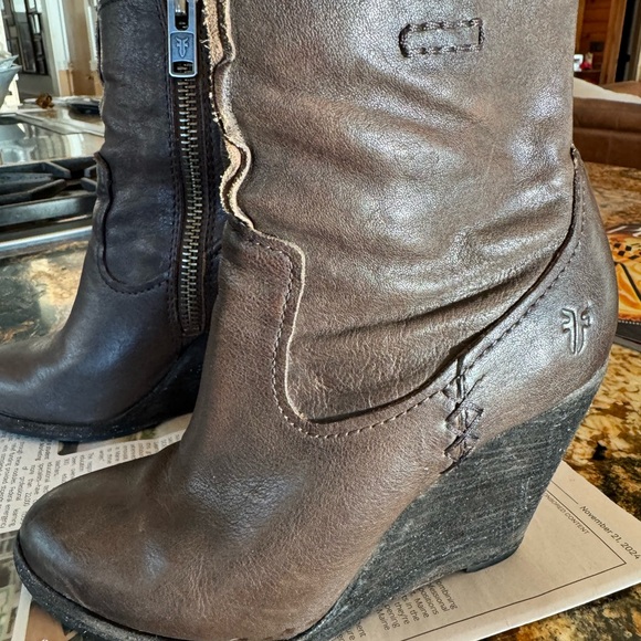 Frye Shoes - Frye Cece Wedge Booties